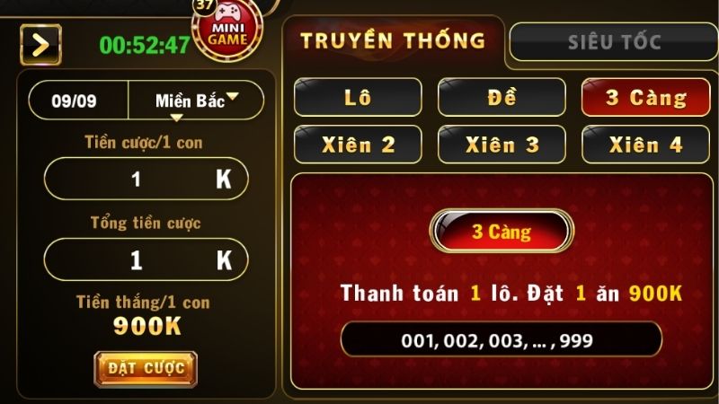 Đánh lô đề Go88 với tỷ lệ cược cao